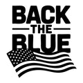 Back The Blue SVG