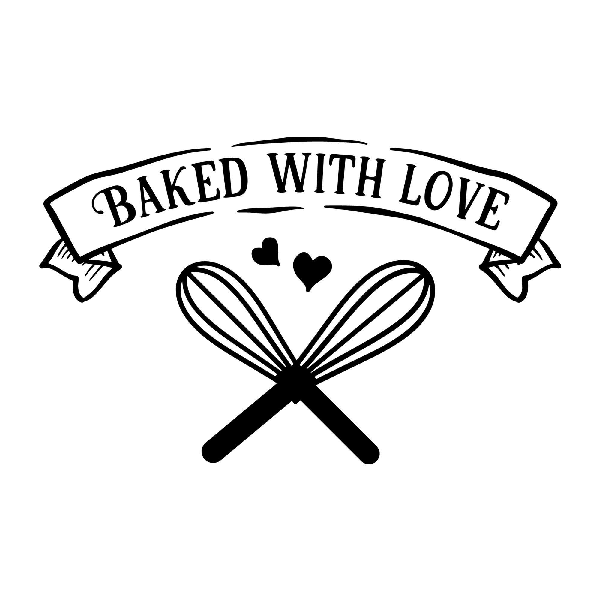 Baked With Love SVG
