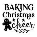 Baking Christmas Cheer SVG design for Cricut, Silhouette, laser cutting, vinyl, sublimation, Christmas baking, and kitchen craft projects.