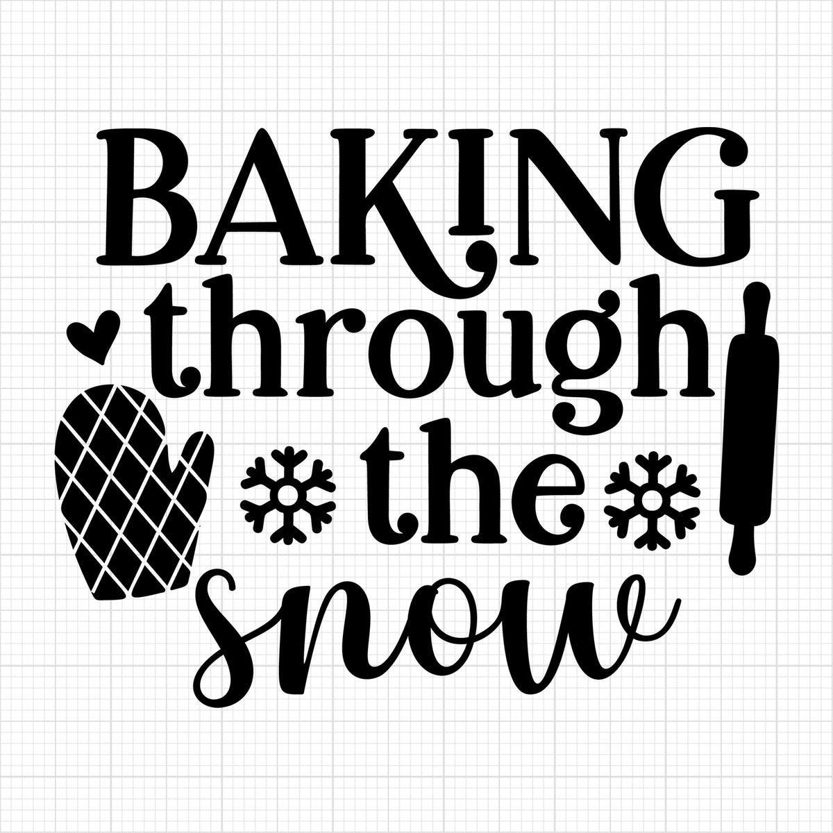 Baking Through The Snow