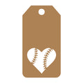 Baseball Gift Tag SVG design for Cricut, Silhouette, laser cutting, vinyl, sublimation, gift tags, and craft projects.