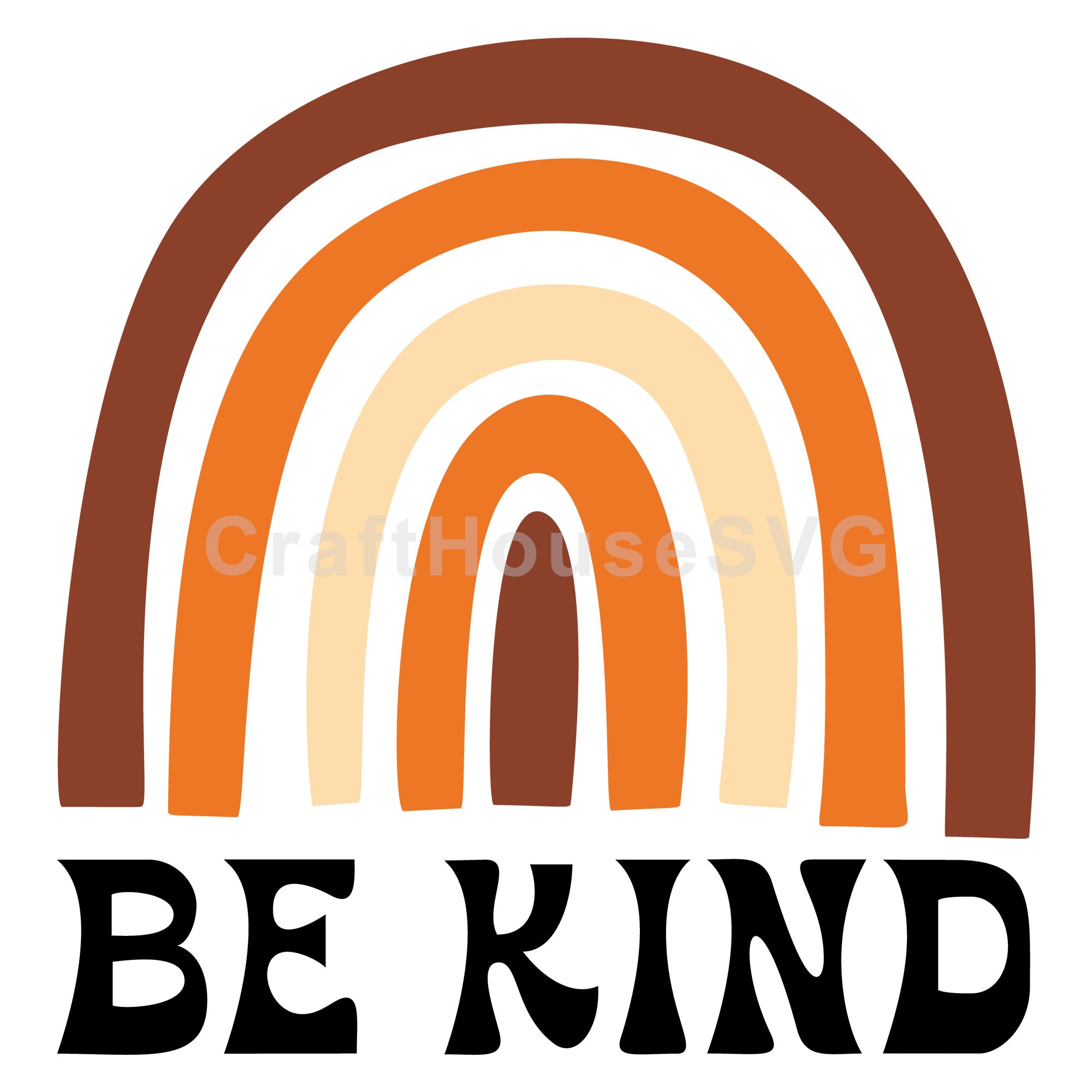 Be Kind Rainbow | Inspirational SVG