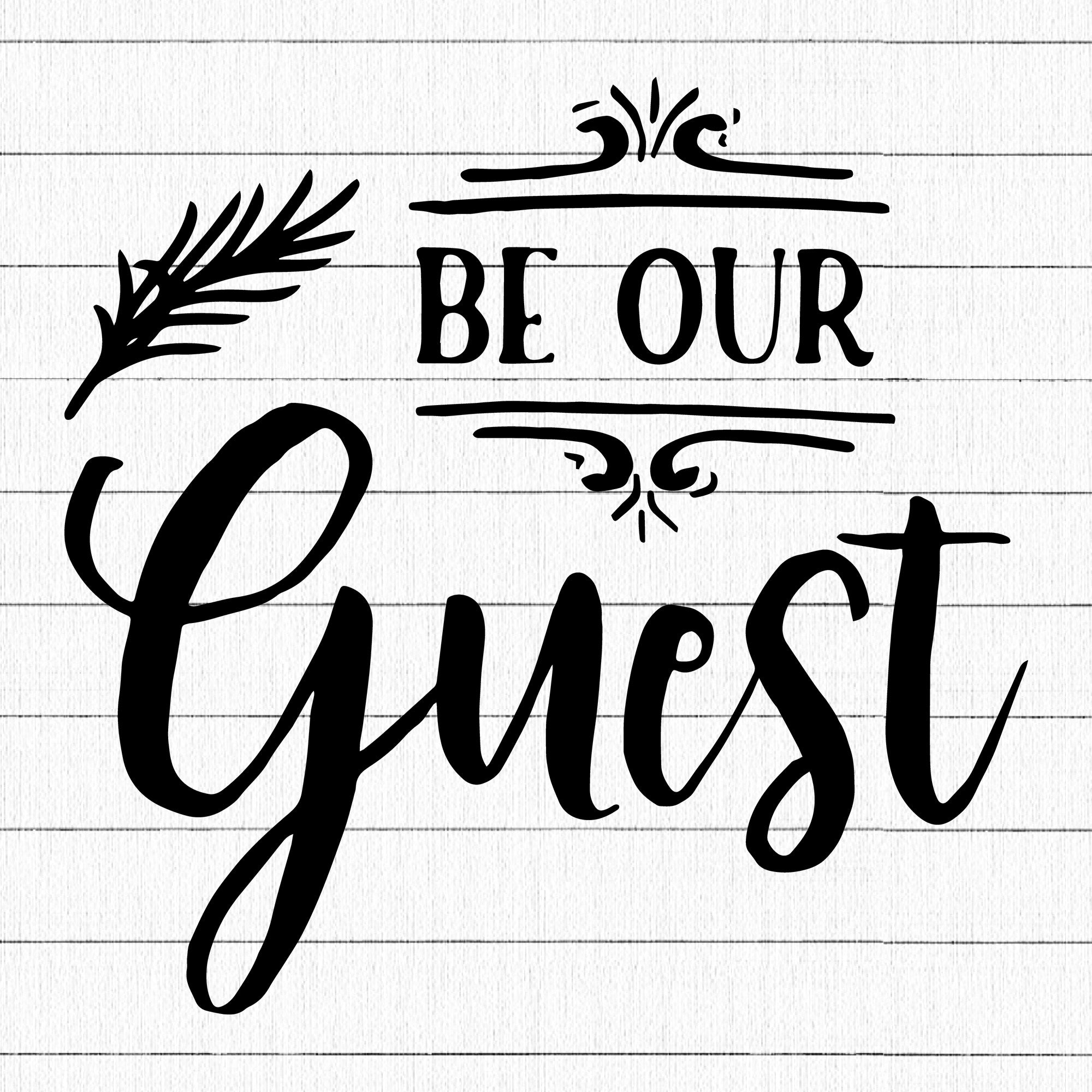 Be Our Guest SVG | M27F2