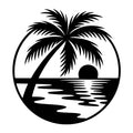Beach SVG for Cricut, Silhouette, laser cutting, vinyl, sublimation, beach shirts, decals, signs, and DIY craft projects.