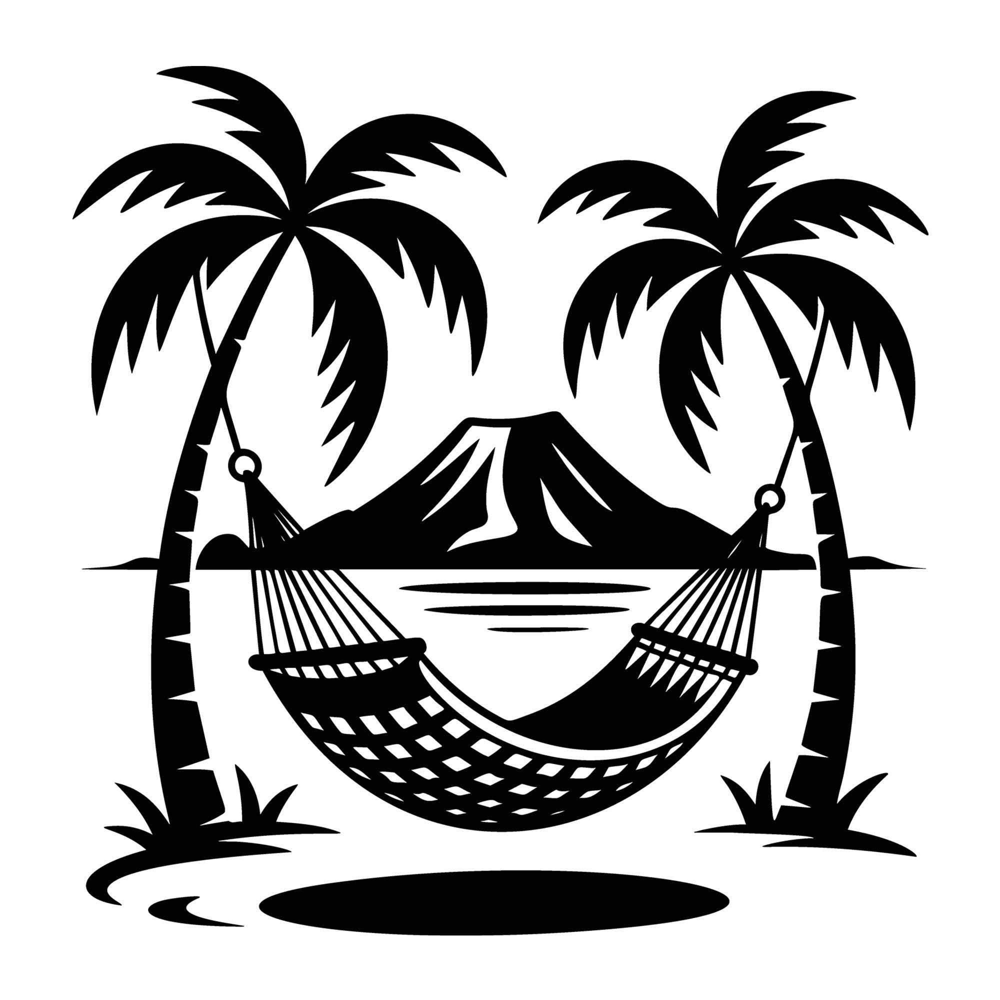 Beach SVG for Cricut, Silhouette, laser cutting, vinyl, sublimation, beach shirts, decals, signs, and DIY craft projects.