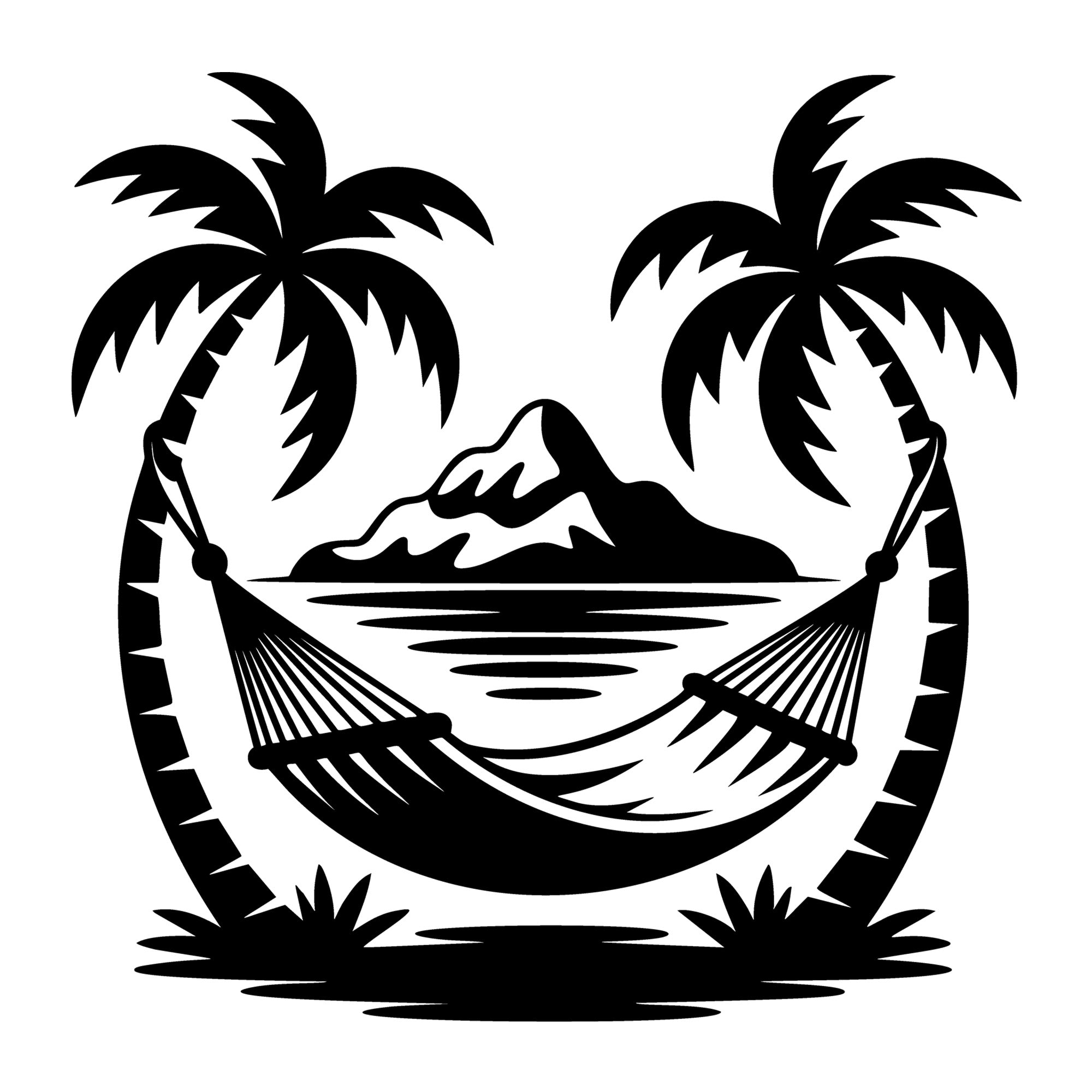 Beach SVG for Cricut, Silhouette, laser cutting, vinyl, sublimation, beach shirts, decals, signs, and DIY craft projects.