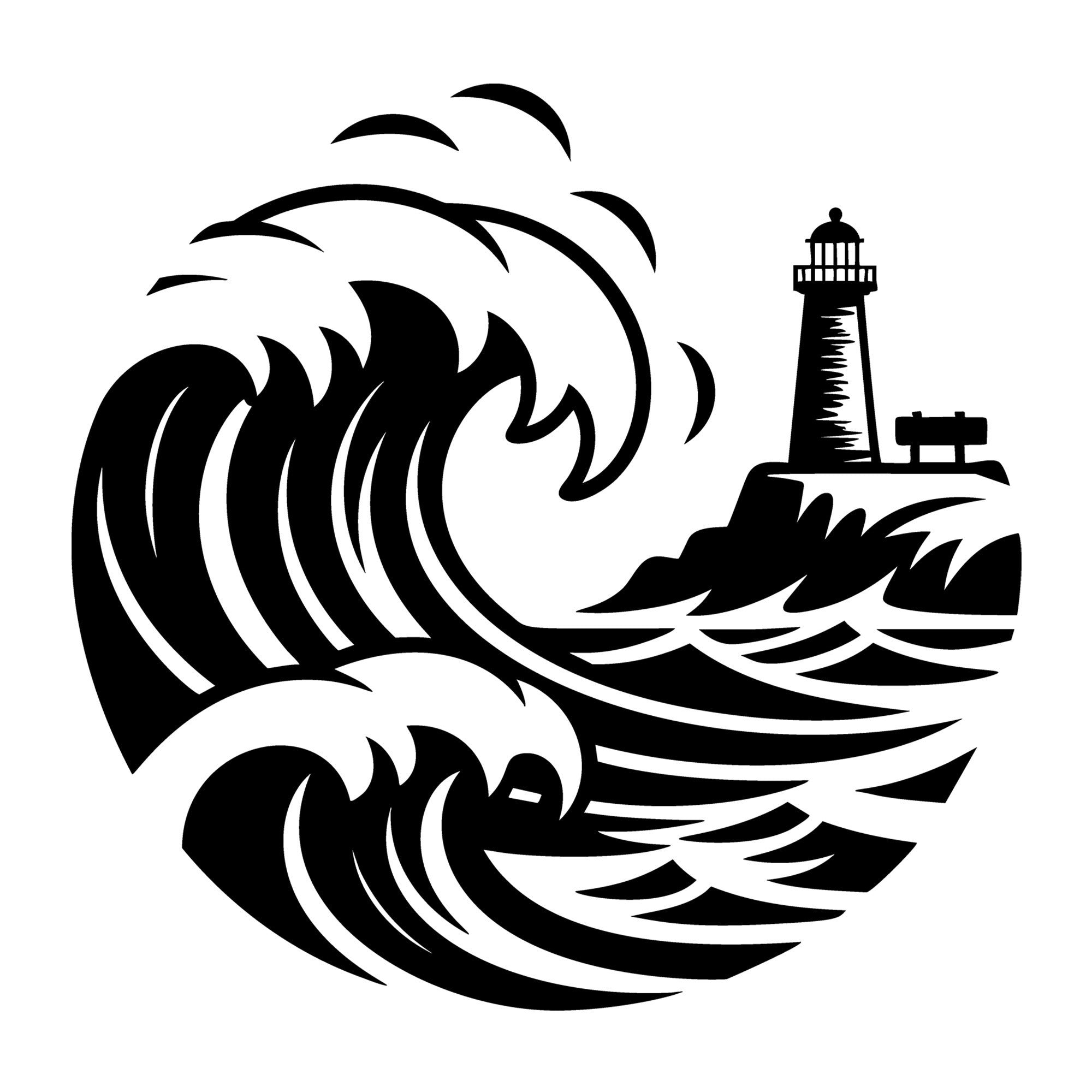 Beach SVG for Cricut, Silhouette, laser cutting, vinyl, sublimation, beach shirts, decals, signs, and DIY craft projects.