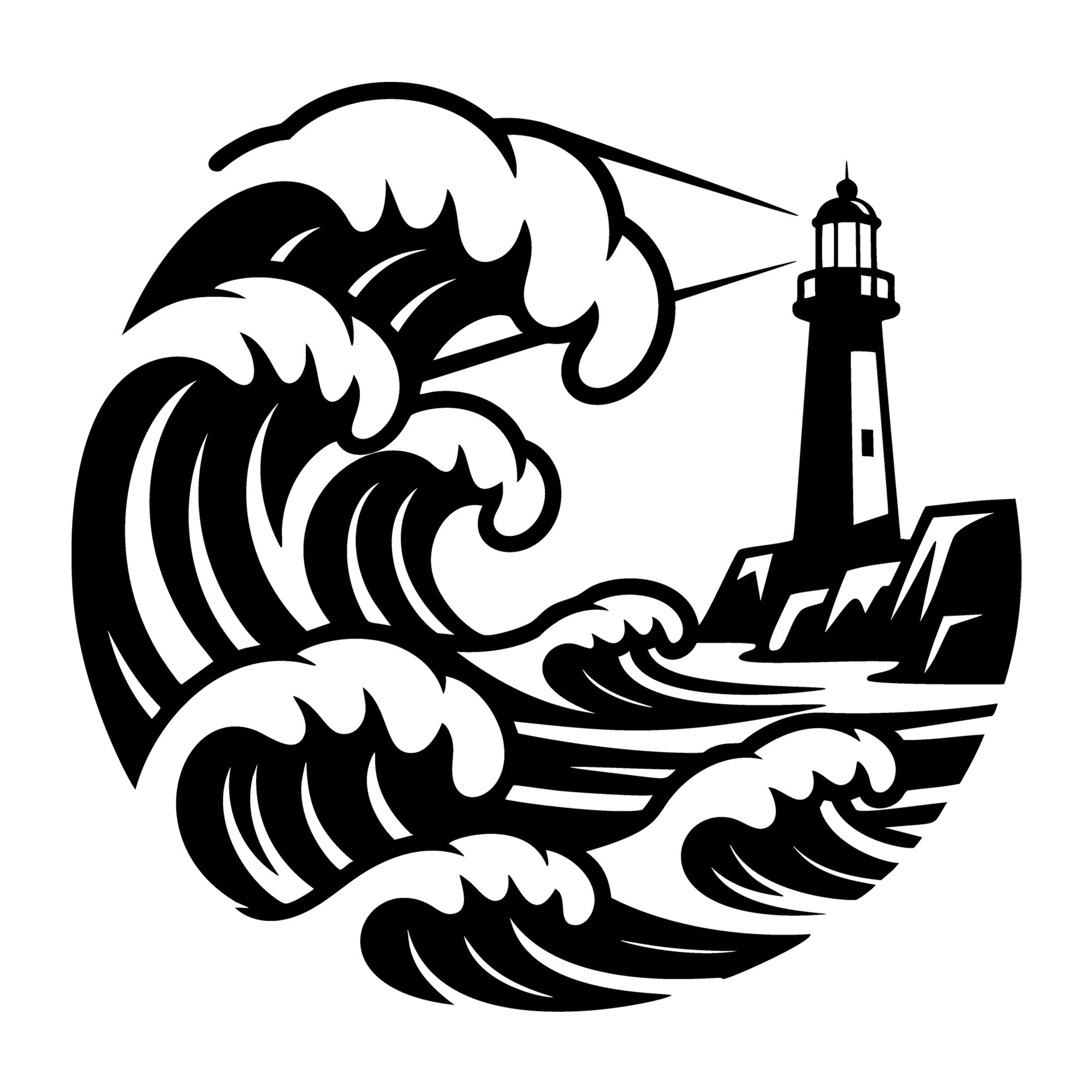 Beach SVG for Cricut, Silhouette, laser cutting, vinyl, sublimation, beach shirts, decals, signs, and DIY craft projects.