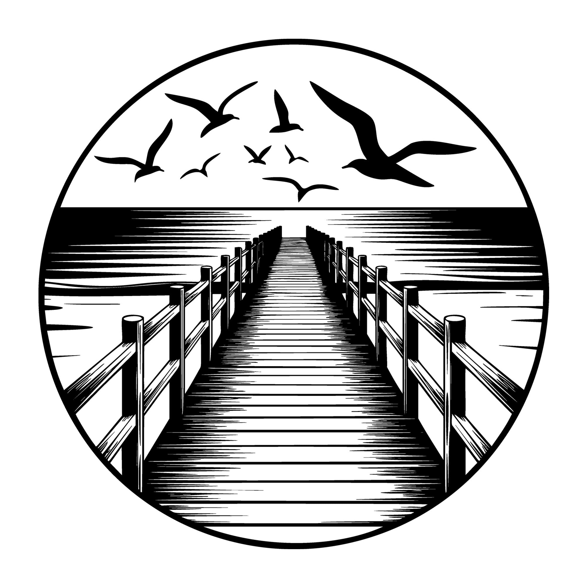 Beach SVG for Cricut, Silhouette, laser cutting, vinyl, sublimation, beach shirts, decals, signs, and DIY craft projects.