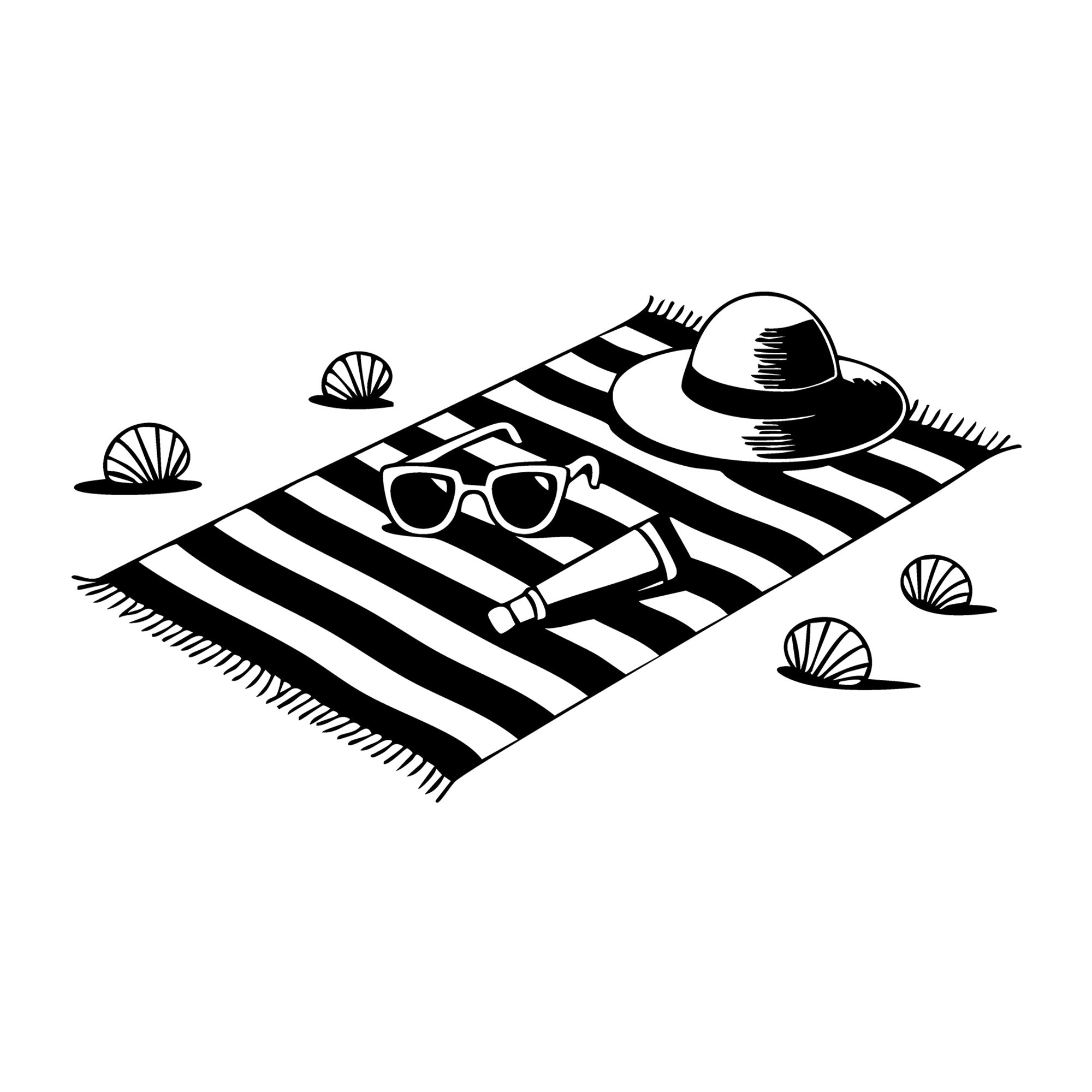 Beach SVG for Cricut, Silhouette, laser cutting, vinyl, sublimation, beach shirts, decals, signs, and DIY craft projects.