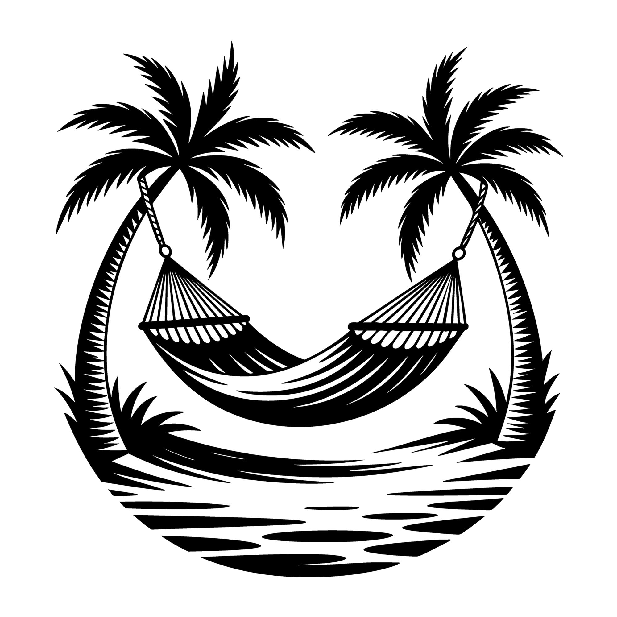 Beach SVG for Cricut, Silhouette, laser cutting, vinyl, sublimation, beach shirts, decals, signs, and DIY craft projects.