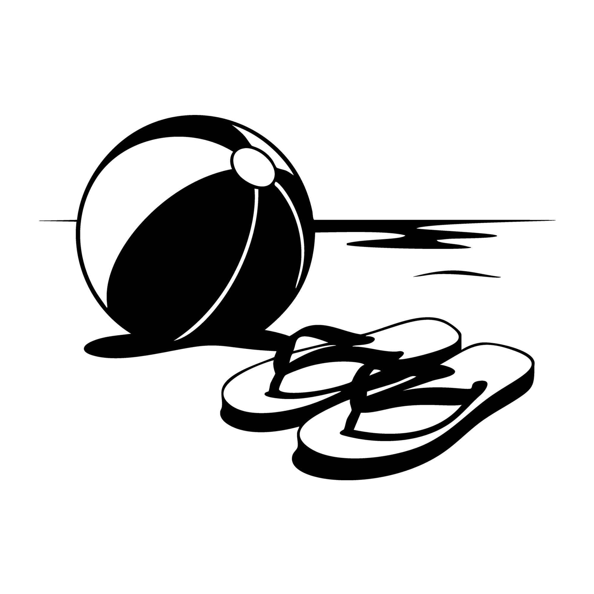 Beach SVG for Cricut, Silhouette, laser cutting, vinyl, sublimation, beach shirts, decals, signs, and DIY craft projects.