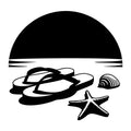 Beach SVG for Cricut, Silhouette, laser cutting, vinyl, sublimation, beach shirts, decals, signs, and DIY craft projects.