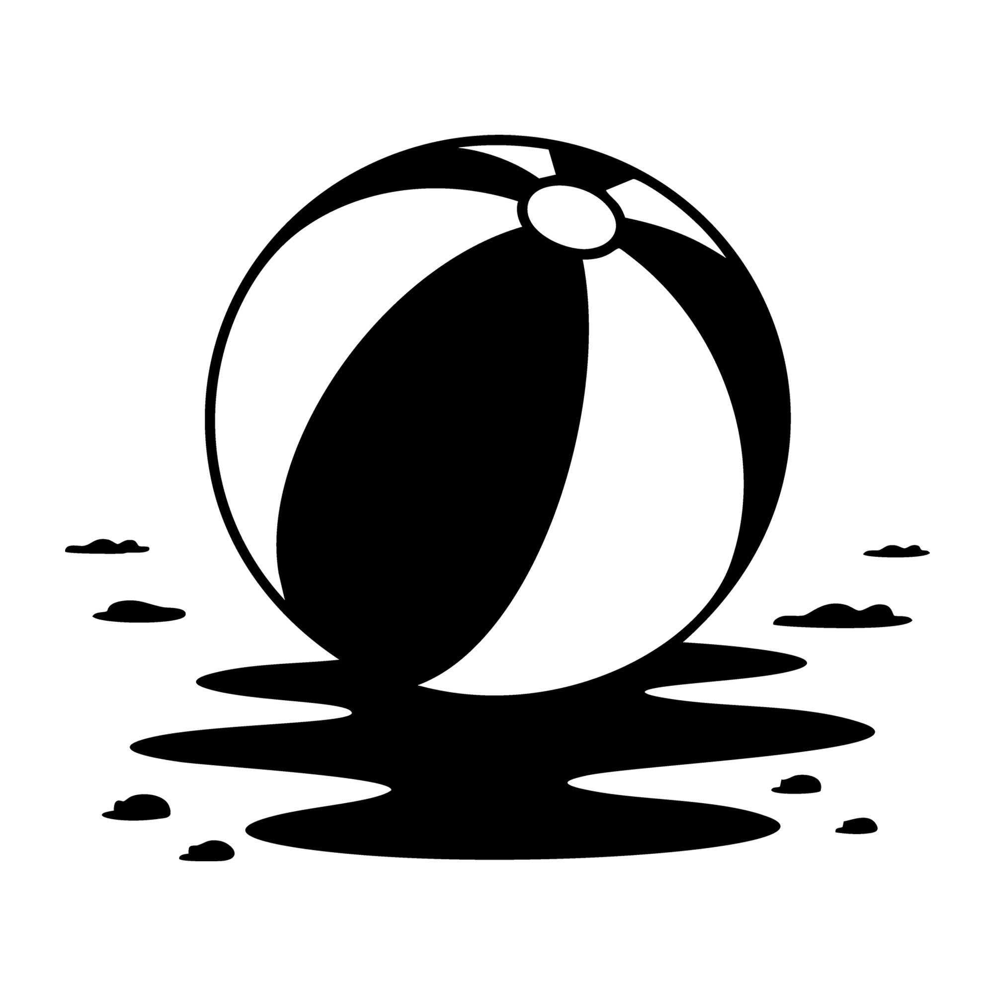 Beach SVG for Cricut, Silhouette, laser cutting, vinyl, sublimation, beach shirts, decals, signs, and DIY craft projects.