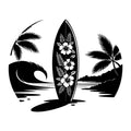 Beach SVG for Cricut, Silhouette, laser cutting, vinyl, sublimation, beach shirts, decals, signs, and DIY craft projects.