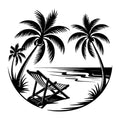 Beach SVG for Cricut, Silhouette, laser cutting, vinyl, sublimation, beach shirts, decals, signs, and DIY craft projects.