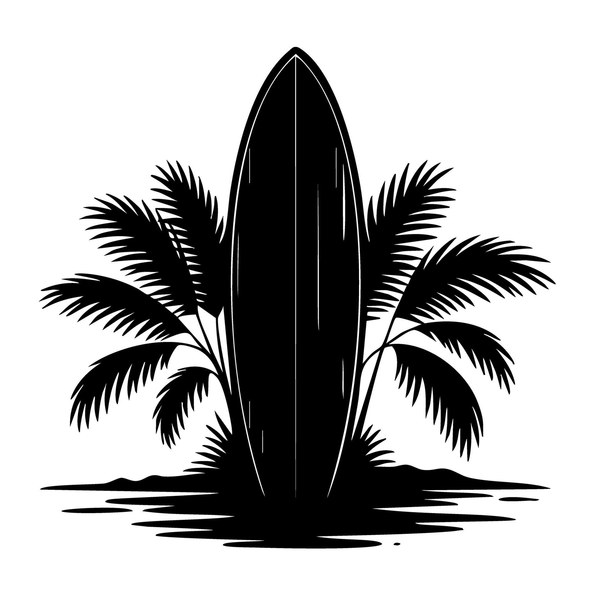 Beach SVG for Cricut, Silhouette, laser cutting, vinyl, sublimation, beach shirts, decals, signs, and DIY craft projects.