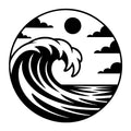Beach SVG for Cricut, Silhouette, laser cutting, vinyl, sublimation, beach shirts, decals, signs, and DIY craft projects.