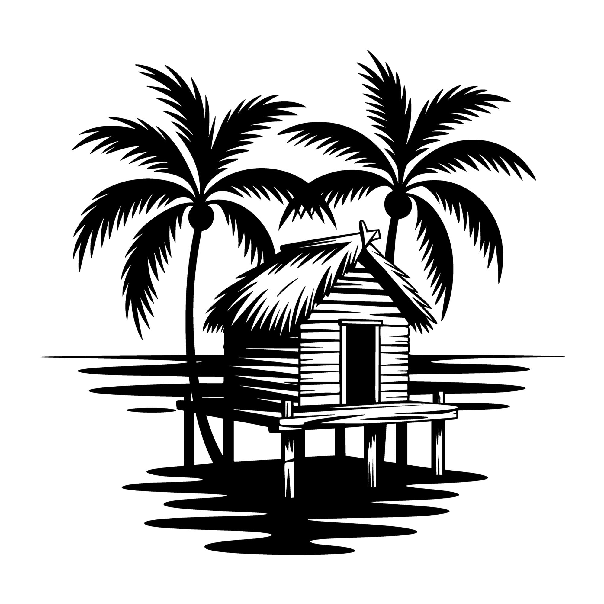 Beach SVG for Cricut, Silhouette, laser cutting, vinyl, sublimation, beach shirts, decals, signs, and DIY craft projects.