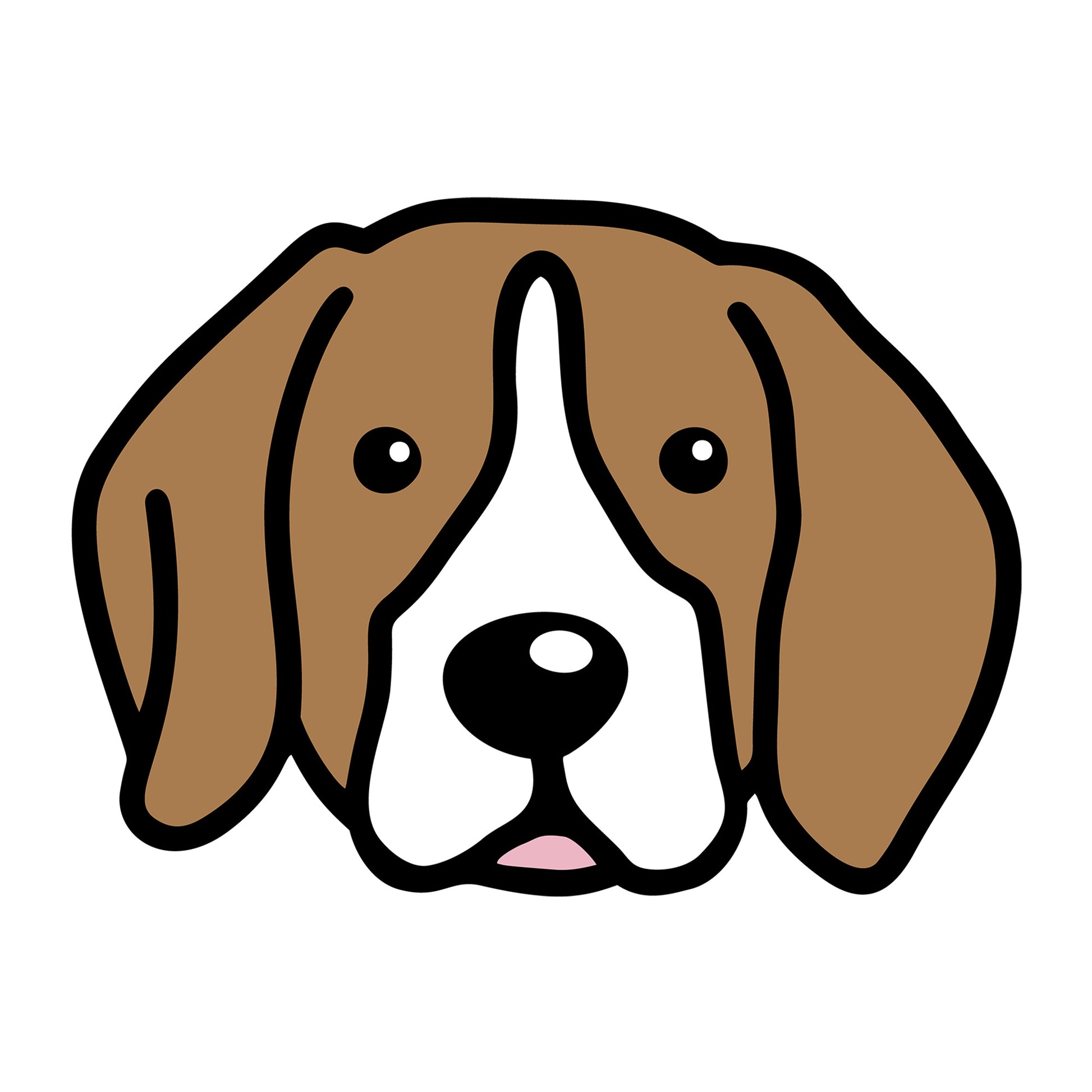 Beagle SVG dog design for Cricut, Silhouette, laser cutting, vinyl, sublimation, and pet craft projects.