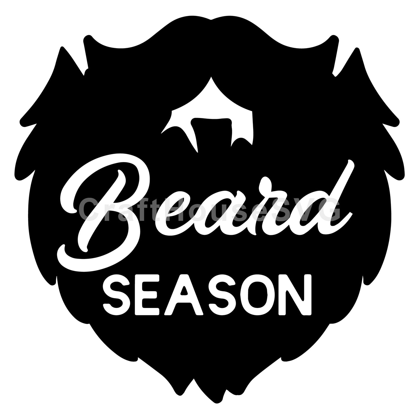 Beard season SVG, Funny SVG - Craft House SVG