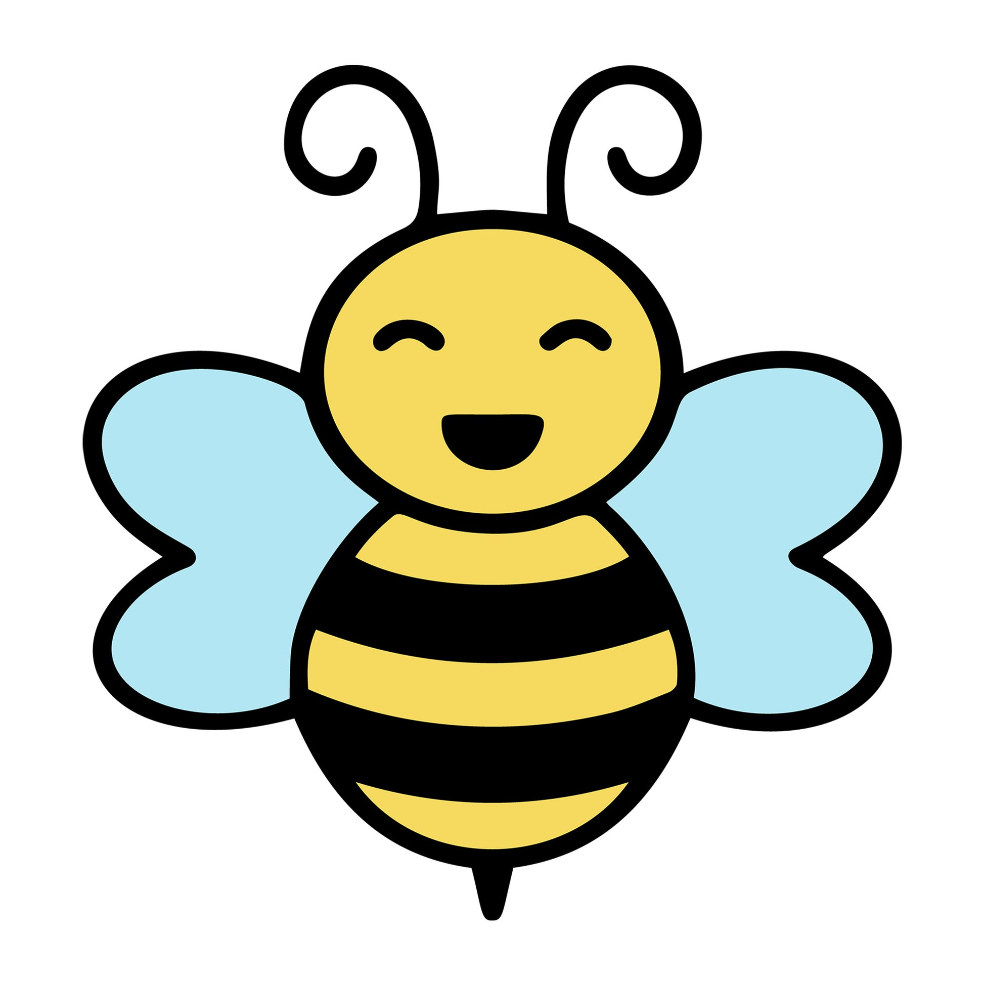 Bee SVG design for Cricut, Silhouette, laser cutting, vinyl, sublimation, and bee craft projects.