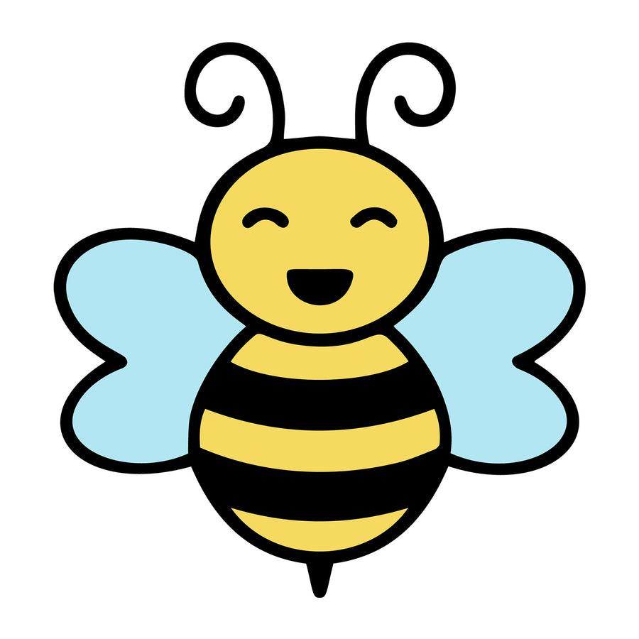 Bee SVG design for Cricut, Silhouette, laser cutting, vinyl, sublimation, and bee craft projects.