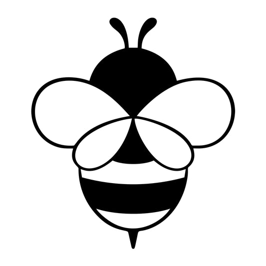 Bee SVG design for Cricut, Silhouette, laser cutting, vinyl, sublimation, and bee craft projects.
