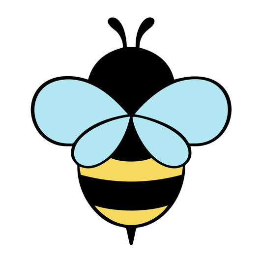 Bee SVG design for Cricut, Silhouette, laser cutting, vinyl, sublimation, and bee craft projects.