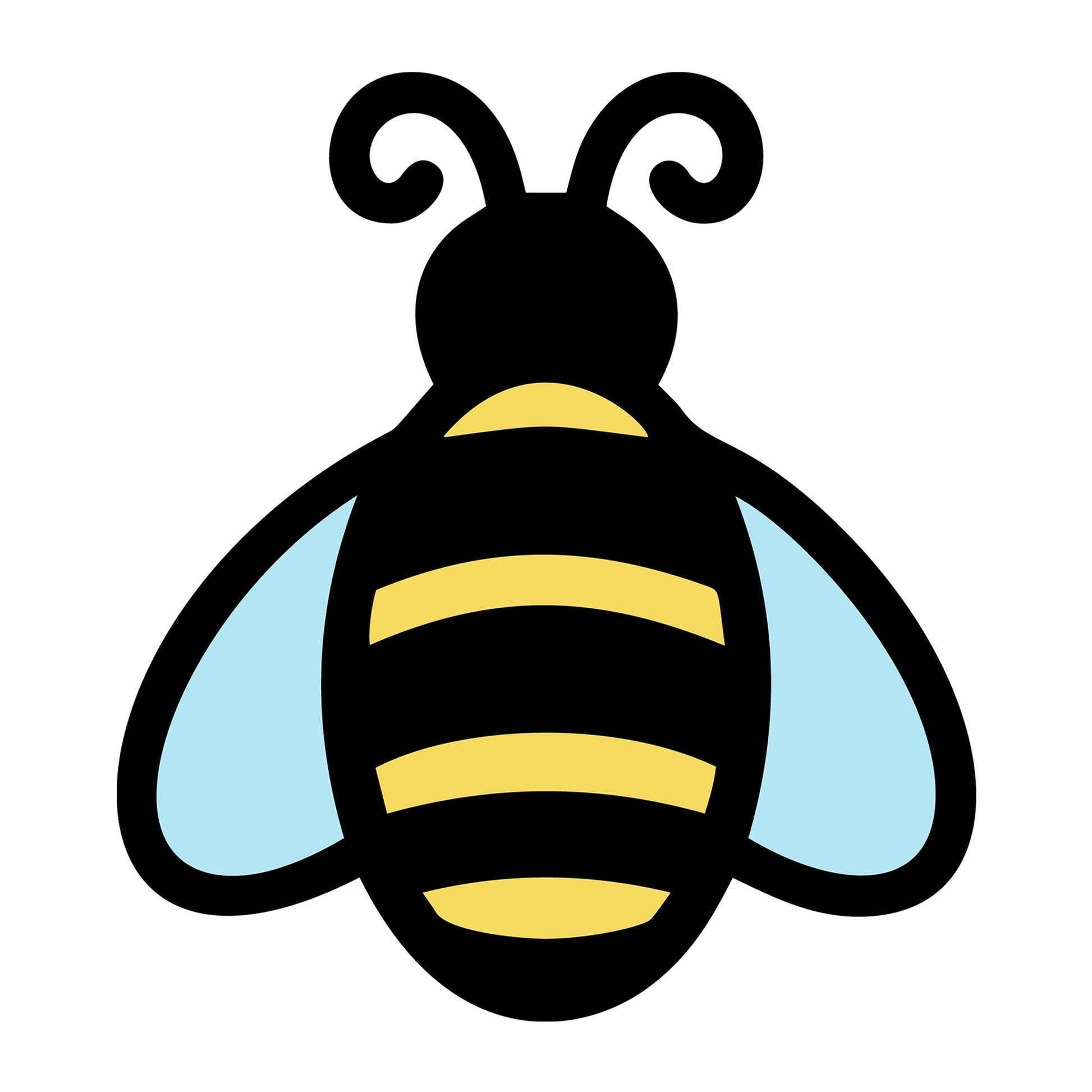 Bee SVG design for Cricut, Silhouette, laser cutting, vinyl, sublimation, and bee craft projects.