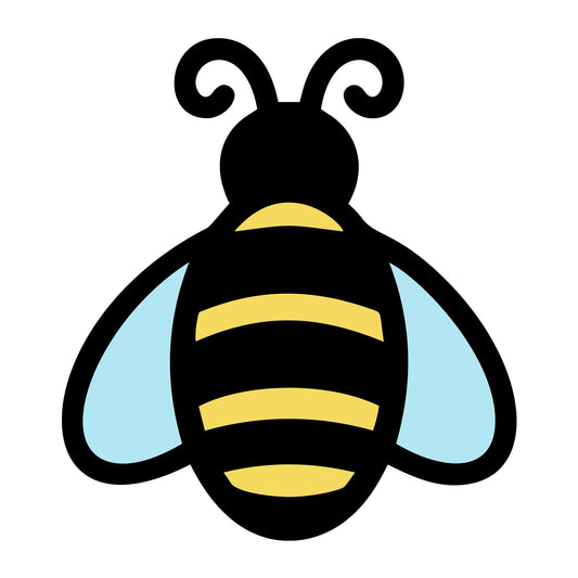 Bee SVG design for Cricut, Silhouette, laser cutting, vinyl, sublimation, and bee craft projects.