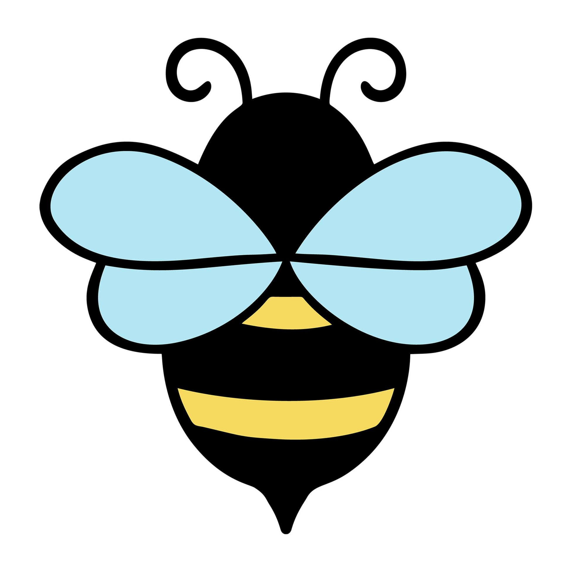 Bee SVG design for Cricut, Silhouette, laser cutting, vinyl, sublimation, and bee craft projects.