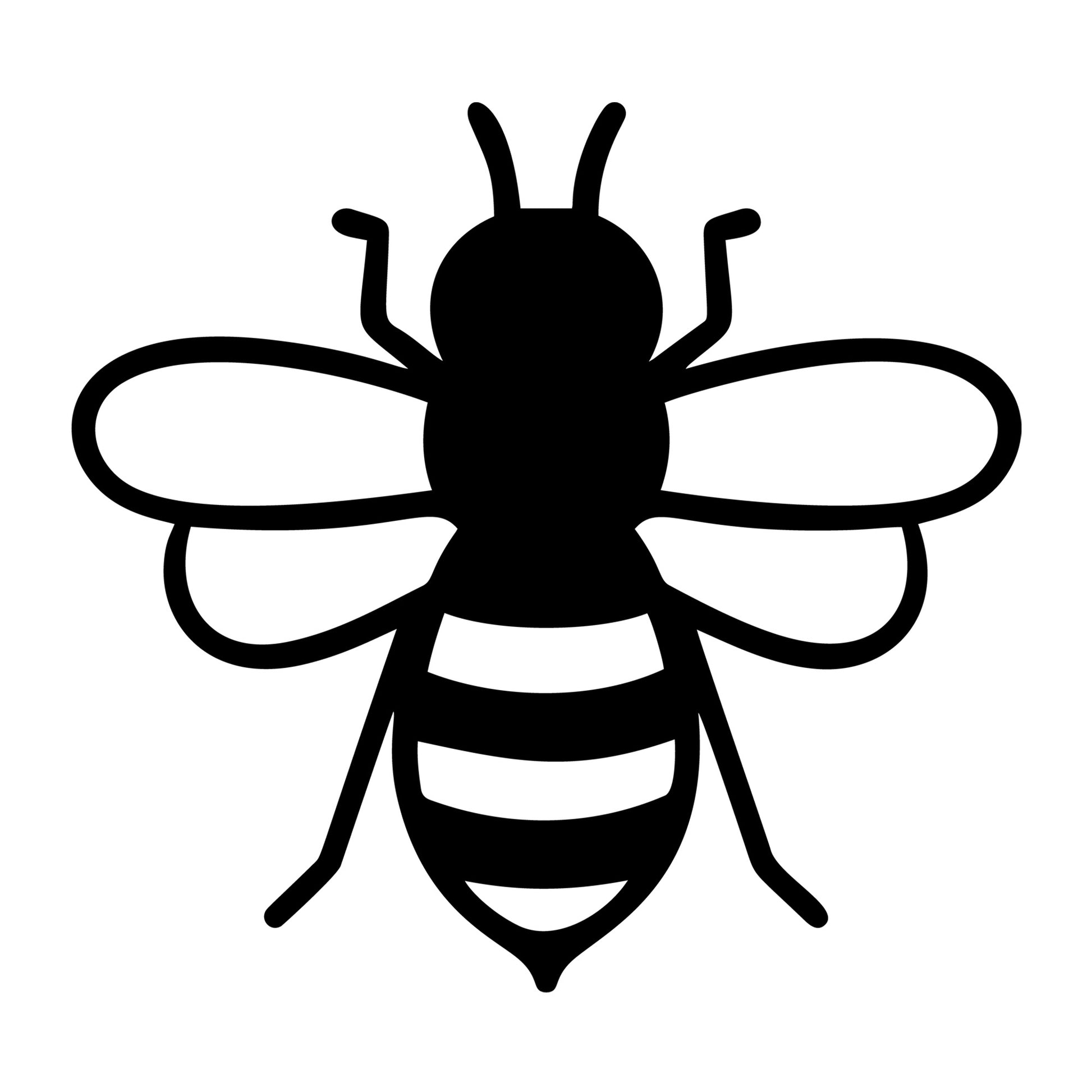 Bee SVG design for Cricut, Silhouette, laser cutting, vinyl, sublimation, and bee craft projects.
