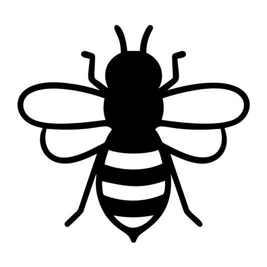 Bee SVG design for Cricut, Silhouette, laser cutting, vinyl, sublimation, and bee craft projects.