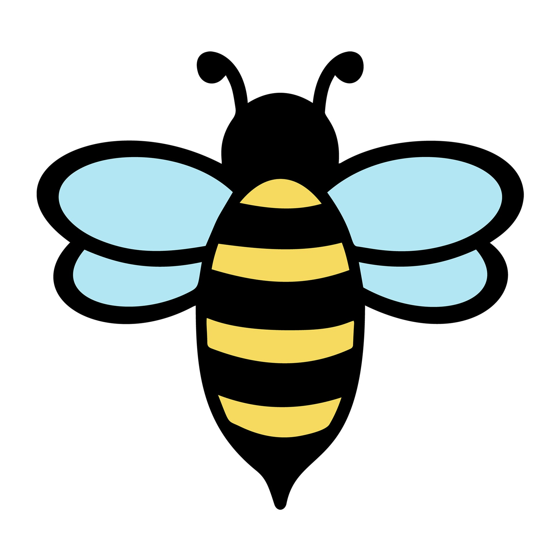 Bee SVG design for Cricut, Silhouette, laser cutting, vinyl, sublimation, and bee craft projects.