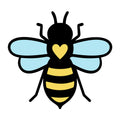 Bee SVG design for Cricut, Silhouette, laser cutting, vinyl, sublimation, and bee craft projects.