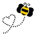 Bee SVG design for Cricut, Silhouette, laser cutting, vinyl, sublimation, and bee craft projects.