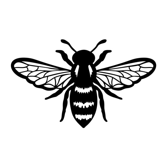 Bee SVG design for Cricut, Silhouette, laser cutting, vinyl, sublimation, and bee craft projects.