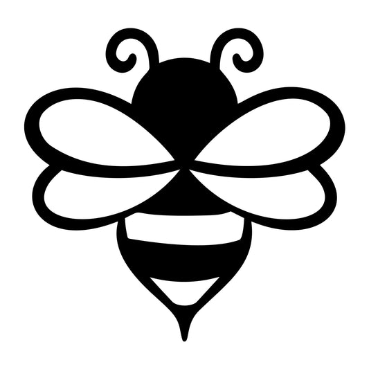 Bee SVG design for Cricut, Silhouette, laser cutting, vinyl, sublimation, and bee craft projects.