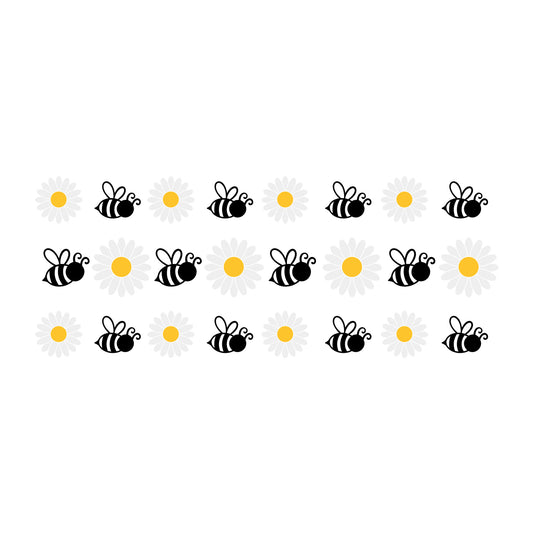 Bee Beer Glass Wrap SVG design for Cricut, Silhouette, laser cutting, vinyl, sublimation, and craft projects.