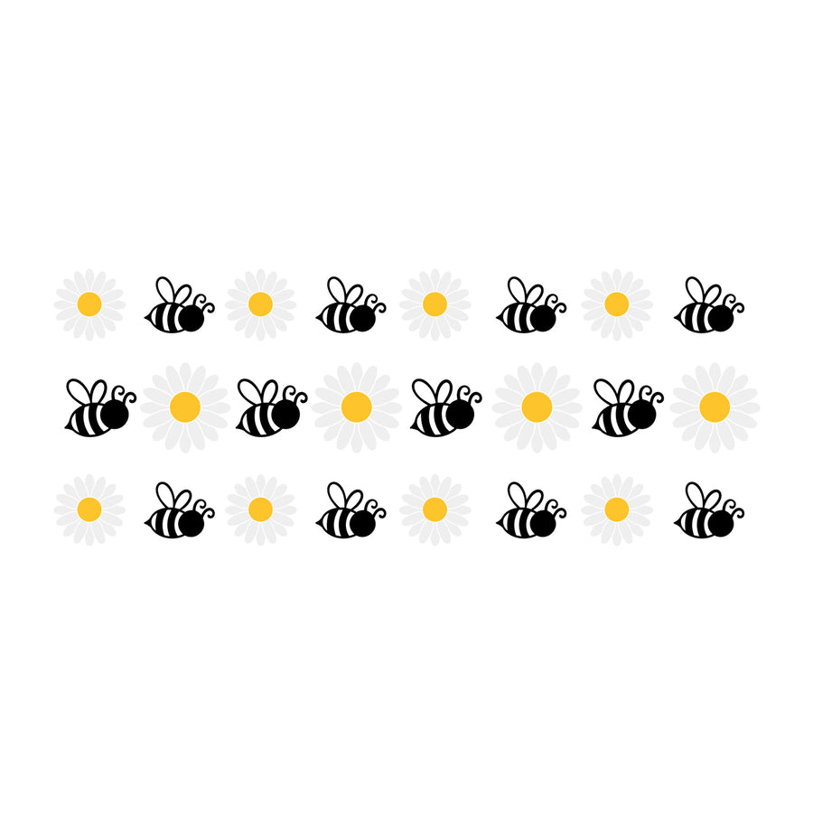 Bee Beer Glass Wrap SVG design for Cricut, Silhouette, laser cutting, vinyl, sublimation, and craft projects.