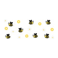 Bee Beer Glass Wrap SVG design for Cricut, Silhouette, laser cutting, vinyl, sublimation, and craft projects.