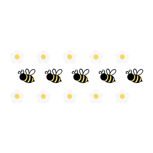 Bee Beer Glass Wrap SVG design for Cricut, Silhouette, laser cutting, vinyl, sublimation, and craft projects.