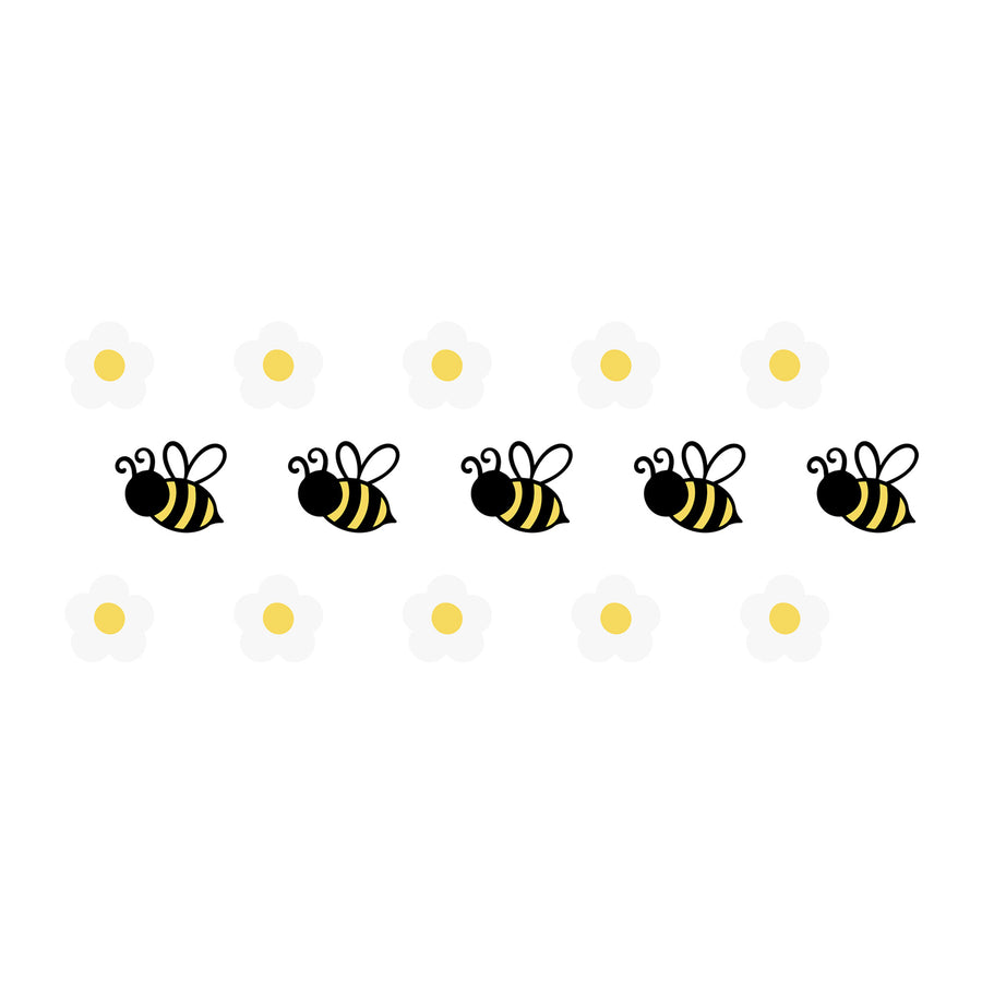 Bee Beer Glass Wrap SVG design for Cricut, Silhouette, laser cutting, vinyl, sublimation, and craft projects.
