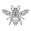 Bee Mandala SVG mandala SVG design for Cricut, Silhouette, laser cutting, vinyl, sublimation, decals, shirts, and DIY craft projects.