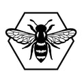 Bee Hexagon SVG design for Cricut, Silhouette, laser cutting, vinyl, sublimation, and bee craft projects.