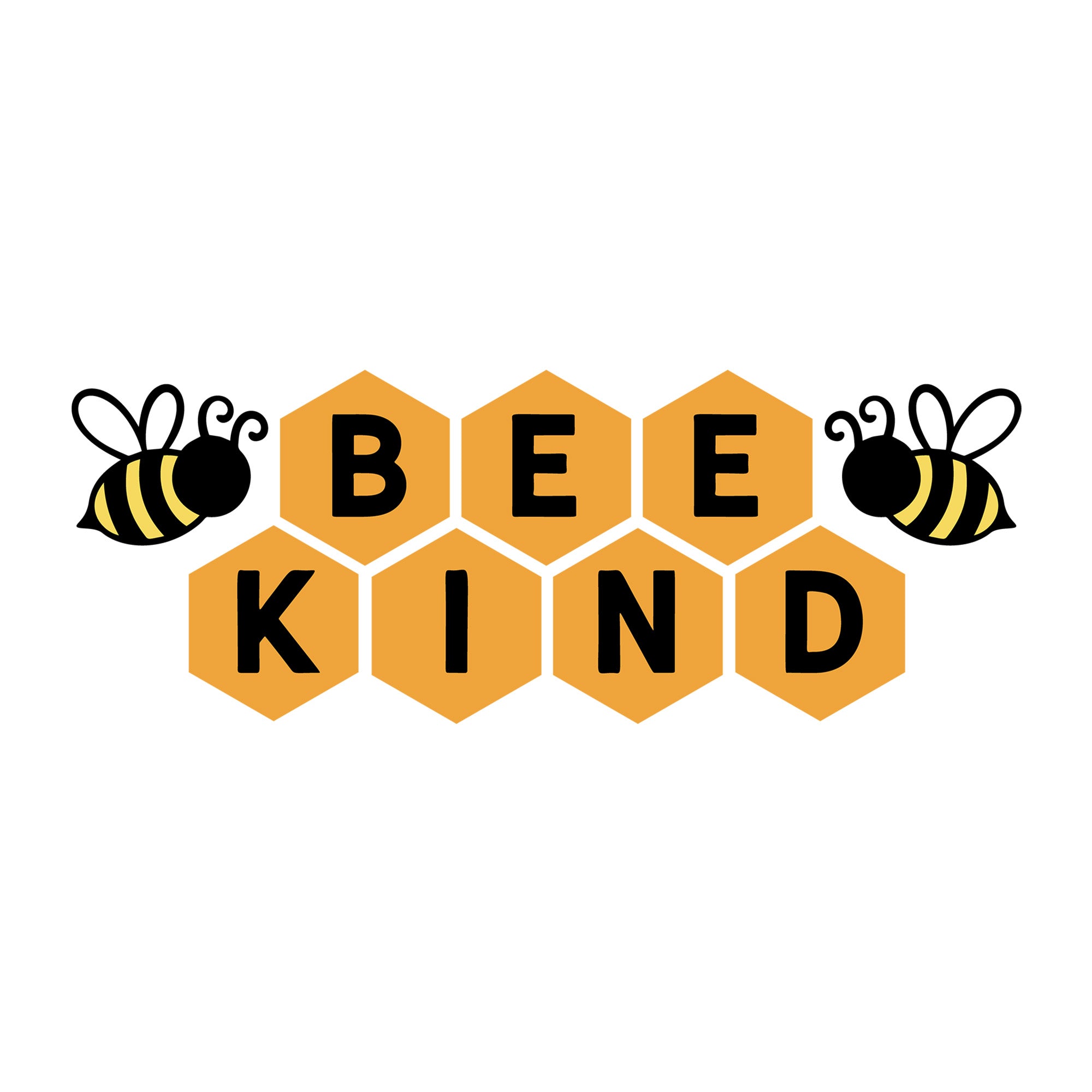 Bee Kind Honeycomb SVG design for Cricut, Silhouette, laser cutting, vinyl, sublimation, and bee craft projects.