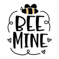 Bee Mine SVG design for Cricut, Silhouette, laser cutting, vinyl, sublimation, Valentine crafts, and DIY projects.