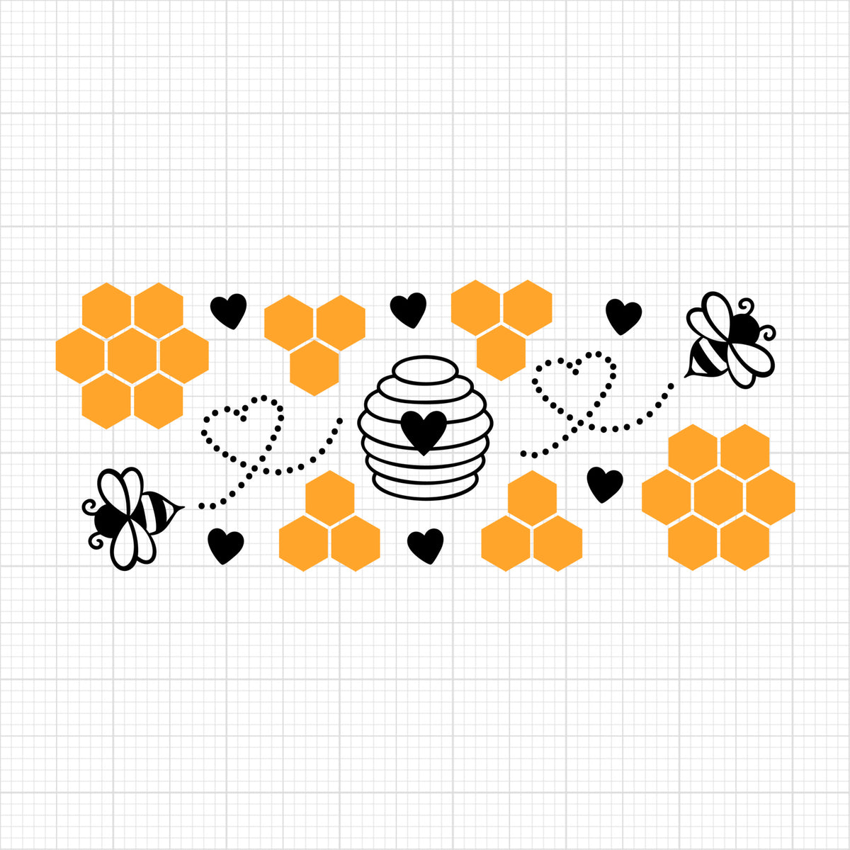 Bee Beer Glass Wrap 3