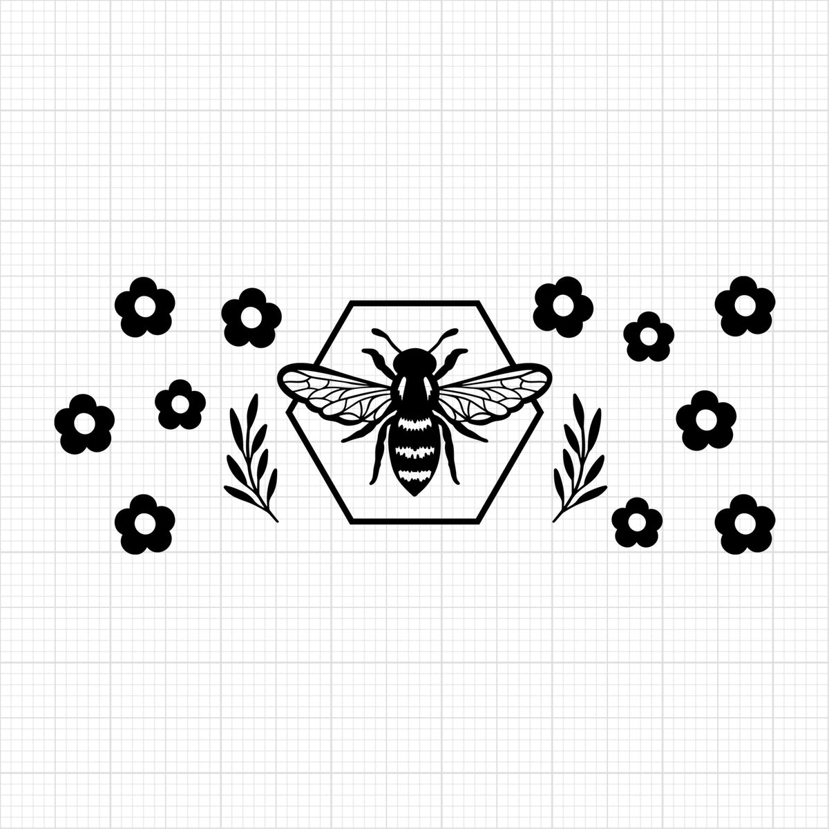 Bee Beer Glass Wrap 7